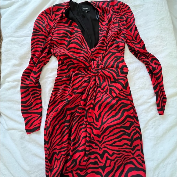 Red and black zebra print dress - Picture 1 of 3
